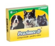 Prazimec D (Празимек Д) - антипаразитни таблети за кучета 4 броя