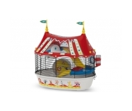 Ferplast Cage Circus Fun - оборудвана клетка за гризачи 49.5/34/33 см.